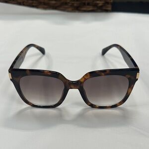 BCBG 54mm Classic Square Sunglasses Brown Tortoise